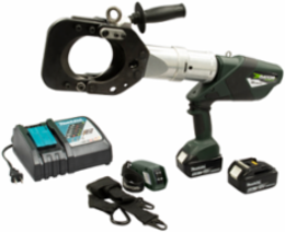 105mm Gator Guillotine Remote Cable Cutter, Max Dia. 4.13 Inch, 120V Charger, 2 Batteries