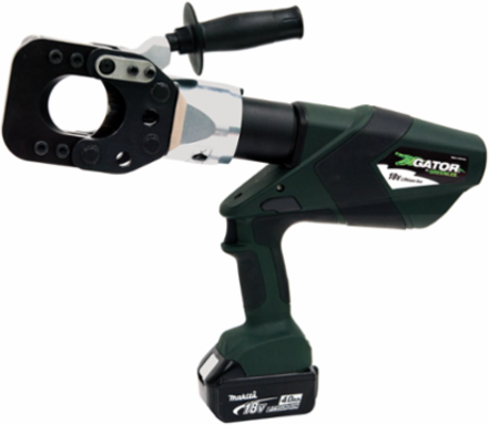 Gator Guillotine Style Cutter, 2.16 Inch Jaw Size, 18V Lithium Ion Battery