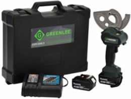 Battery Ratchet Cable Cutter - 12V Charger, Cuts Up to 1000 kcmil Copper