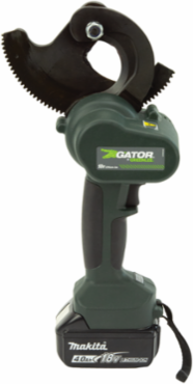 ACSR Ratchet Cutter with 120V Charger & Two 4.0Ah Batteries, 8 LB Weight