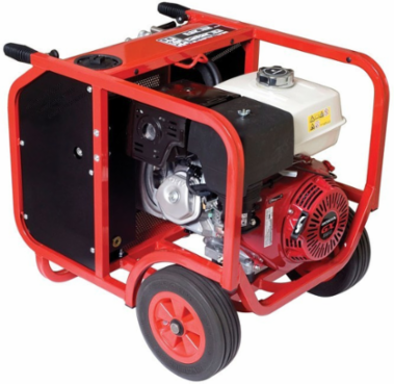 Gas Powered Hydraulic Power Unit 13 HP 2000 PSI 5-8 GPM 13 Inch Tires