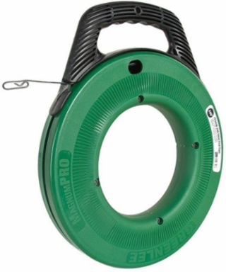 Steel Fish Tape 240 Foot with Comfort Grip and 400 LB Tensile Strength