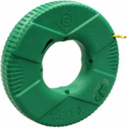 REEL-X 100' Non-Conductive Fish Tape, 300 lb Tensile Strength, Fiberglass