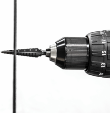1/2 Inch Step Bit, Multi-hole with 13 Stages, Max Thickness 10 Gauge
