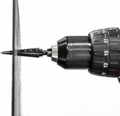1/2 Inch Step Bit, Multi-hole with 13 Stages, Max Thickness 10 Gauge