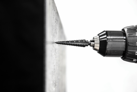 1/2 Inch Step Bit, Multi-hole with 13 Stages, Max Thickness 10 Gauge