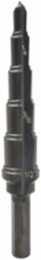 1/2 Inch Step Bit Metal Cutter, Max Thickness 3/8 Inch, 6 Stages, Multi-Hole Design
