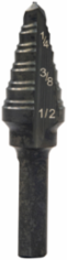1/2 Inch Multi-Hole Step Bit, 6 Stages, Max Drill Diameter 1/2 Inch