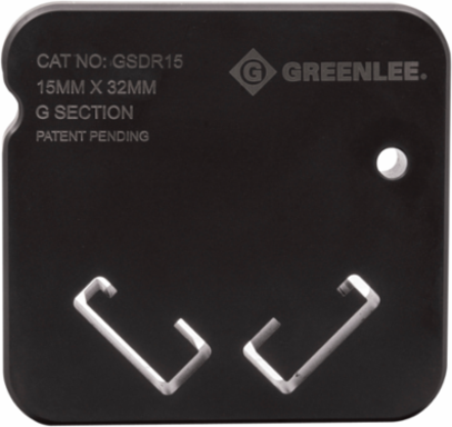 G-Type DIN Rail 15mm x 32mm, Steel Shearing Dies for Shear 30T
