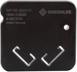 G-Type DIN Rail 15mm x 32mm, Steel Shearing Dies for Shear 30T