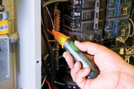 Adjustable Voltage Detector, AC V 5-1000, CAT IV 1000V, Non-Contact, 50-500Hz
