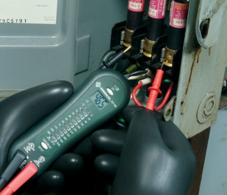 Voltage Tester with LCD, GFCI, AC/DC Measurement, 19-1000 V AC/DC