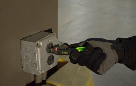 Non-Contact Voltage Detector 50V-1000V AC with Audible/Visual Alert and Self-Test