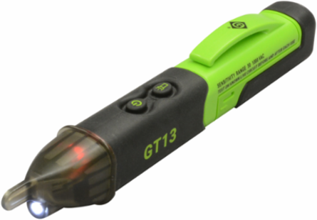 Non-Contact Voltage Detector 50V-1000V AC with Audible/Visual Alert and Self-Test