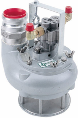 Hydraulic Trash Pump, 3 Inch Discharge, 500 GPM Capacity, Self-Priming