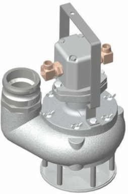 Hydraulic Trash Pump, 3 Inch Discharge, 500 GPM Capacity, Self-Priming