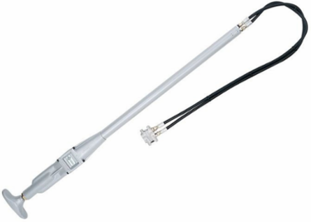 85 Inch Pole Tamper with Hose End Valve, 28 LB, 1000-2000 PSI, Kidney-Shaped Foot