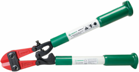 Heavy-Duty Bolt Cutter 18 Inch Fiberglass Handles, Forged Steel Blades, 3.4 LB