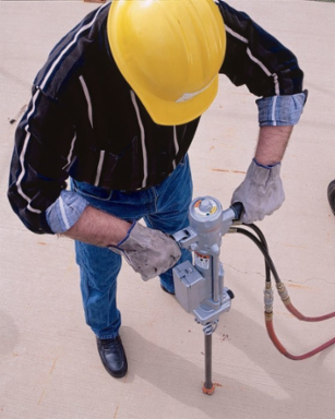 Hydraulic Rock Drill 44 lb, 2-1/2" Diameter, 0-400 RPM, 25" Length