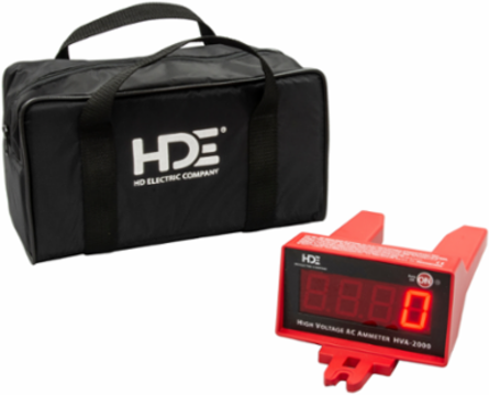 High Voltage Ammeter 2000A, 0-500kV, Measures 1-2000A, Compact Design