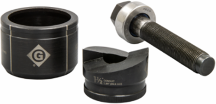 1-1/2 Inch Conduit Size Slug-Buster® Manual Knockout Set for Mild Steel