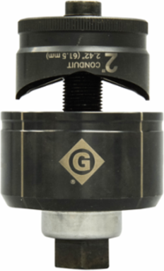 Knockout Set 2 Inch Conduit, Round, Punch 10 ga Mild Steel, Made in USA