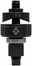 3 Inch Conduit Size Manual Knockout Set, Punch 10 ga Mild Steel