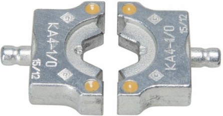 Aluminum Crimping Die Set for 1/0 AWG Lugs, C/US UL Listed, Tan Color