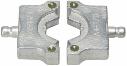 #2/0 Aluminum Crimping Die Set for 4 Ton Tools, Olive, C/US UL Listed
