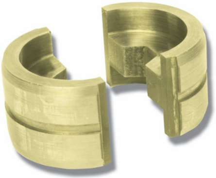 Crimping Die for 4 AWG Copper Lugs, 12 Ton, U Style, Gray, UL Listed