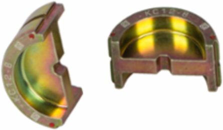 Crimp Die for 8 AWG Copper Lugs, U Style, 12 Ton Capacity