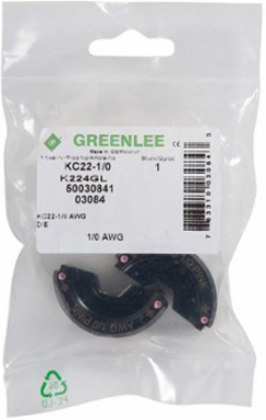 Crimping Die, 1/0 AWG, Copper, 22 Series, Pink