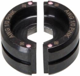 Crimping Die, 1/0 AWG, Copper, 22 Series, Pink