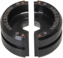 Die for 2 AWG Copper Lugs, 6 Ton, 22 Series, C/US UL Listed