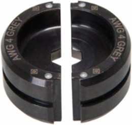 Copper Die for 4 AWG Cable, 6 Ton - Color: Gray, Type: 22 Series