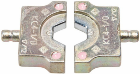 1/0 AWG Copper Crimping Die Set, Color Pink, C/US UL Listed