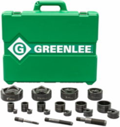 Slug-Buster Knockout Set for 1/2" to 4" Conduit, Round Punches, USA Made