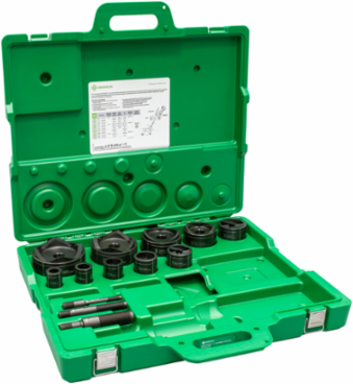 Slug-Buster Knockout Punch Set, 1/2 to 4 Inch, Round, USA Made