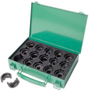 Die Kit for 8 AWG to 350 kcmil Aluminum Connectors, 6 Ton Tools, C/US UL Listed