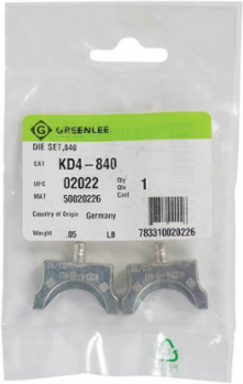 Crimping Dies for 840 Service Entrance Connectors, Made in Germany