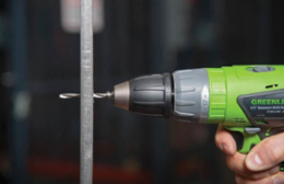 10-32NF Drill/Tap Bit, High Speed Steel, 1/4 Inch Quick-Change Hex