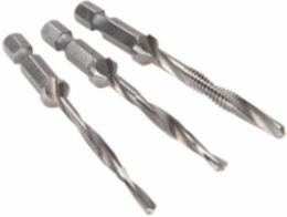 8-32 Drill/Tap Bit, High Speed Steel, 1/4 Inch Quick-Change Hex, Up to 1/2 Inch Material
