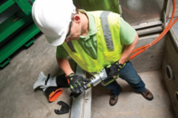 6 Ton Hydraulic Crimping Tool, 20.5 Inch Length, 8.4 lbs, 350 Rotating Head