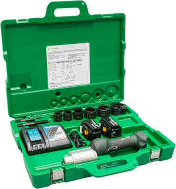 Intelli-PUNCHTM Battery-Hydraulic Knockout Kit 1/2"-2" for Mild Steel & Stainless Steel