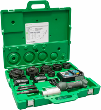 Intelli-PUNCHTM Battery-Hydraulic Knockout Kit 1/2" - 4" Conduit Size