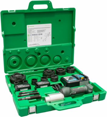 Intelli-PUNCHTM Battery-Hydraulic Knockout Kit 1/2" - 4" Conduit Size