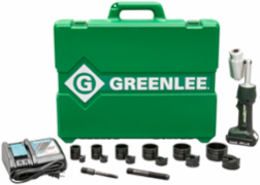 Battery-Hydraulic Knockout Kit, 1/2" - 2" Conduit Size, 7-Ton Power, Compact Design