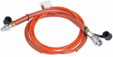 Non-Conductive Hydraulic Hose 3/8 Inch Male/Female Coupler, 10 ft Length, 40K PSI