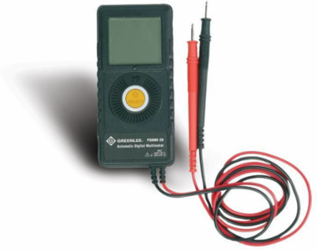 Pocket Multimeter with AC/DC Voltage Measurement, CAT II 450V, Intelligent Auto-Off