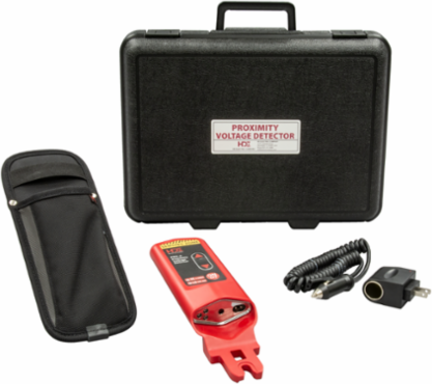 Proximity Voltage Detector Kit, 50V-4kV, 11 Inch Length, Audible & Visual Alerts